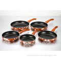 Famous press non stick round fry pan set / aluminum frying pan sets